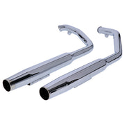 Paughco Tapered Exhaust (38"). Chrome – 1991–2011 Dyna