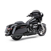 Cobra Powrflo 4-1/2" Slip on Mufflers. Black – 1995–2016 FLT/Touring