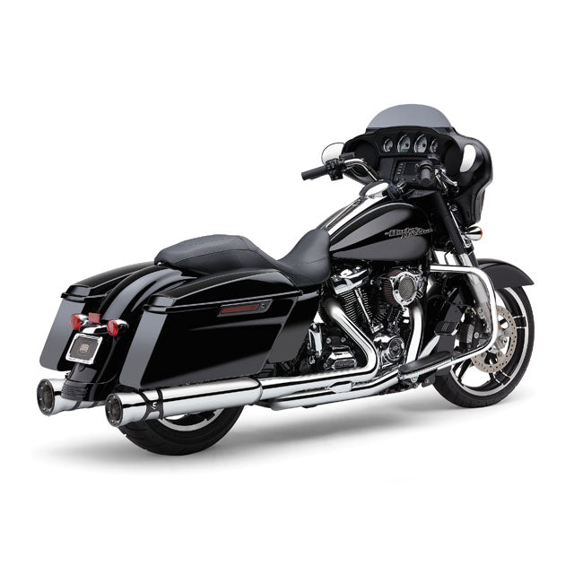 Cobra Independant Dual Head Pipes with Power Port – 2017–2026 Touring. Requires Disabling…