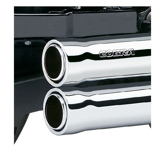 Cobra Speedster 909 Exhaust. Chrome – 2012–2017 Dyna