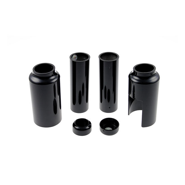 Cult-Werk 6-Piece Fork Tube Cover Kit. Gloss Black – 2013–2017 FXSB