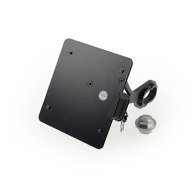 Cult-Werk Side Mount License Plate Bracket, Black. Germany – 2013–2017 FXSB