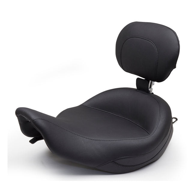 Mustang Super Touring Solo Seat, With Rider Backrest – 1997–2007 FLHR; 2006–2007 FLHX