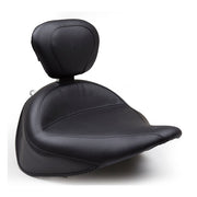 Mustang Wide Touring Solo Seat. With Rider Backrest – 2005–2017 FLSTN Softail De Luxe W/Std…