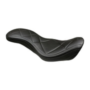 Mustang Super Tripper Seat Black Carbon – 2006–2017 Dyna