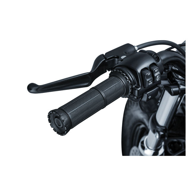 Kuryakyn Riot Grips. Black – 1981–2022 H-D with Dual Throttle Cables