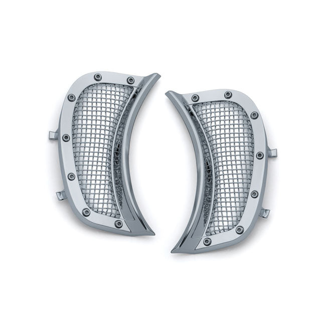 KURYAKYN MESH HEADLAMP VENT ACCENTS 15-21 FLTR Road Glide models