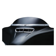 Kuryakyn Tri-line Windshield Trim. Chrome – 2014–2024 FLHT; FLHTK; FLHTKL; FLHTKCUL…