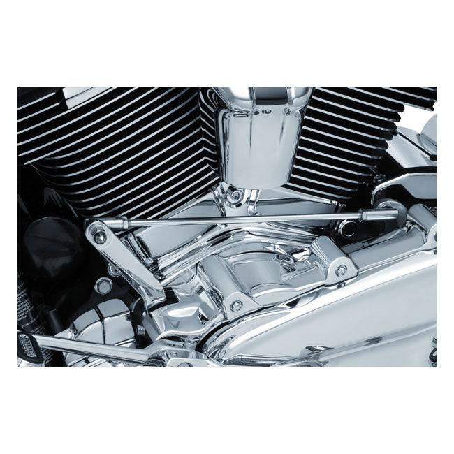 Kuryakyn Cylinder Base Cover. Chrome – 2017–2025 FLT/Touring; 2017–2025 Trikes