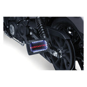 Kuryakyn Nova Curved License Plate Holder, Horizontal