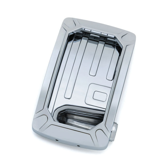 Kuryakyn Nova Lighted Vertical Side Mount Licence Plate Holder In Chrome