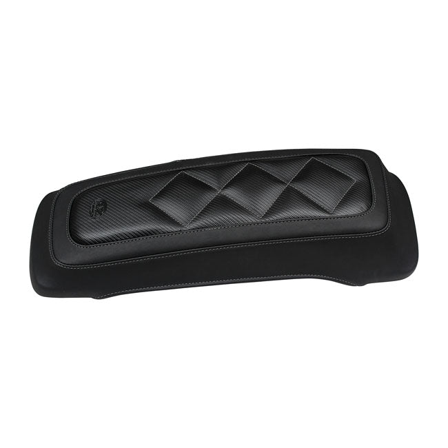 Mustang Saddlebag Lid Cover Set. Carbon Diamond – 1993–2013 FLT/Touring