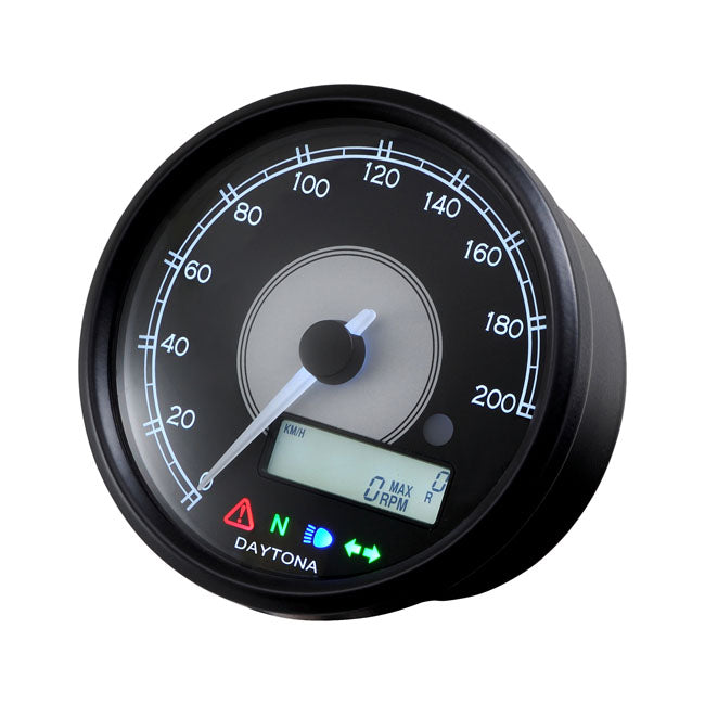 Daytona Velona 80mm Speedometer 200Kph/Mph – Universal