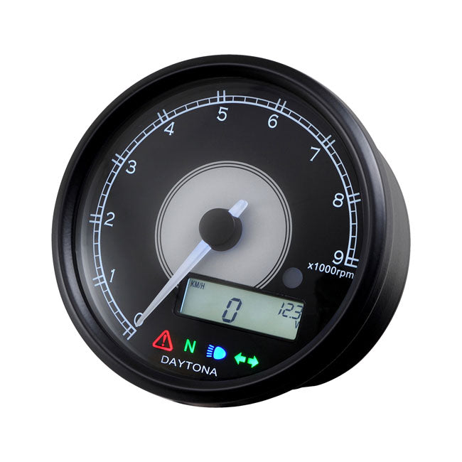 Daytona Velona 80mm Tachometer 9000Rpm – Universal