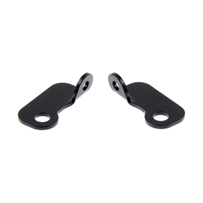 Cult-Werk Turn Signal Bracket Set. Front. Black – 2016–2022 XL Sportster