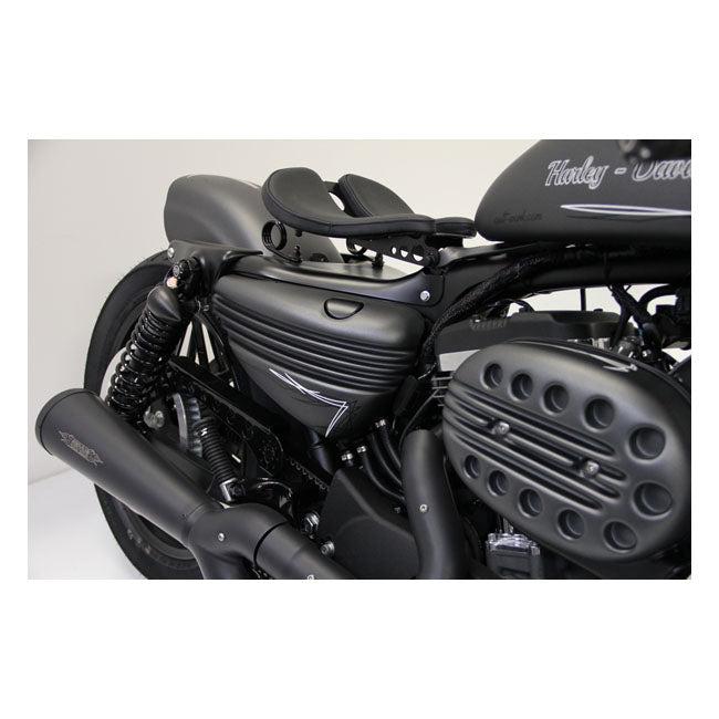 Cult-Werk ''Bobber'' Side Cover Set. Matte Black – 2004–2013 XL Sportster