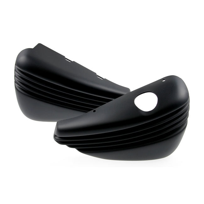Cult-Werk ''Bobber'' Side Cover Set. Matte Black – 2004–2013 XL Sportster