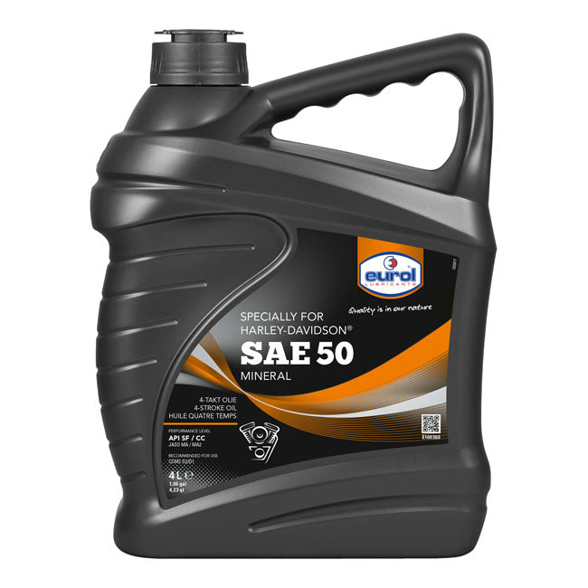 Eurol Motor Oil SAE 50 SF-CC, 4L – 1936–1984 Big Twin; 1957–1985 XL…