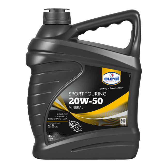 Eurol 20W50 SG JASO-MA Mineral Motor Oil, 4L