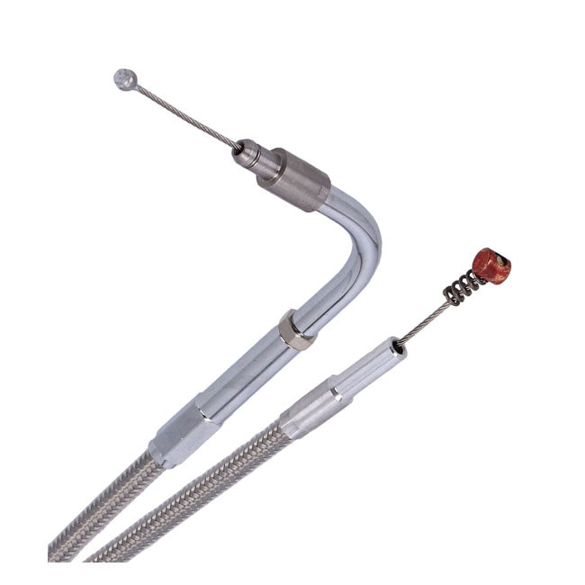 Barnett Idle Cable Braided +12" – 2001–2009 Softail; 2009 FLSTC; 2001–2015…