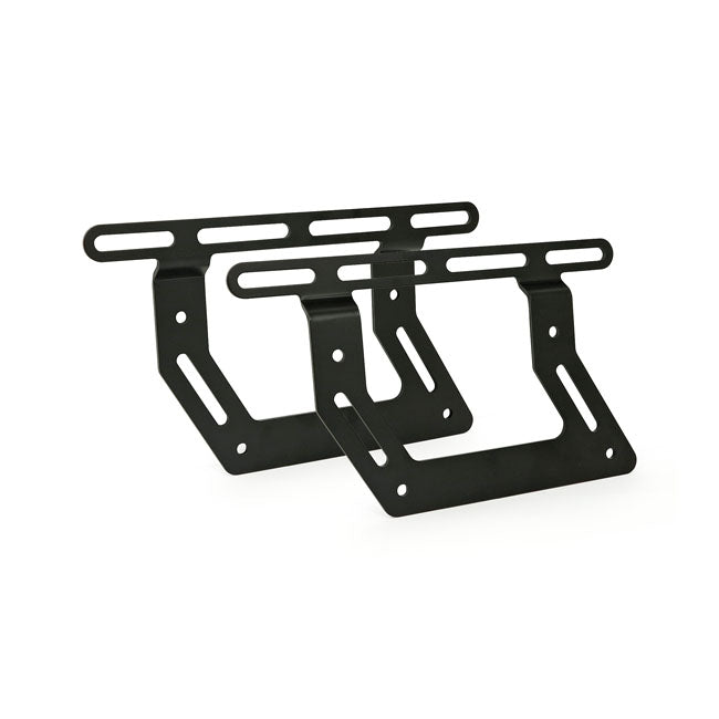 Highway Hawk Saddlebag Support Set. Matte Black – Universal; Various H-D Models with…
