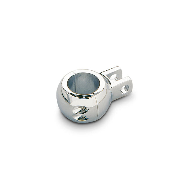 Arlen Ness Footpeg Mount For Various Harley-Davidson Motorcycles (See Fitment List) With Male Male Mount Type In Chrome