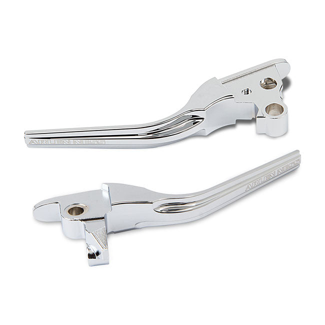 Ness Billet Hand Lever Set for Cable Operated Clutch - 08-13 All Touring; 14-16 FLHR/C Models