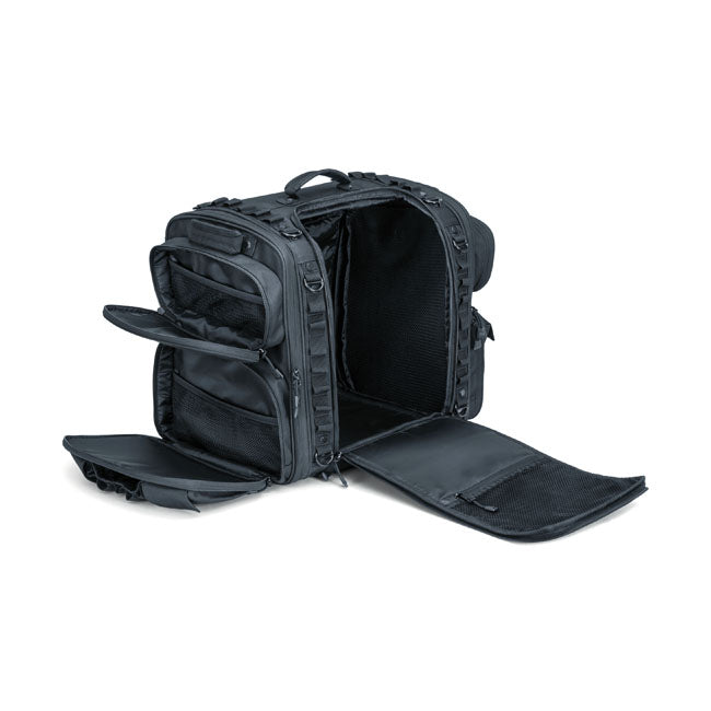 Kuryakyn Momentum Road Warrior Bag, Black – Universal