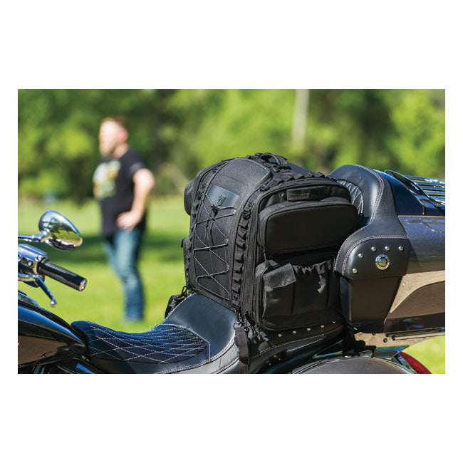 Kuryakyn Momentum Road Warrior Bag, Black – Universal
