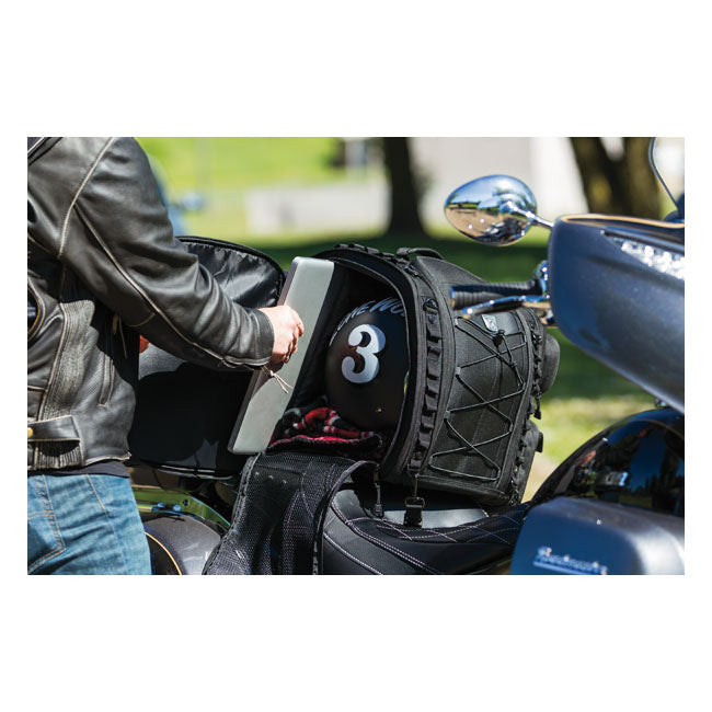 Kuryakyn Momentum Road Warrior Bag, Black – Universal