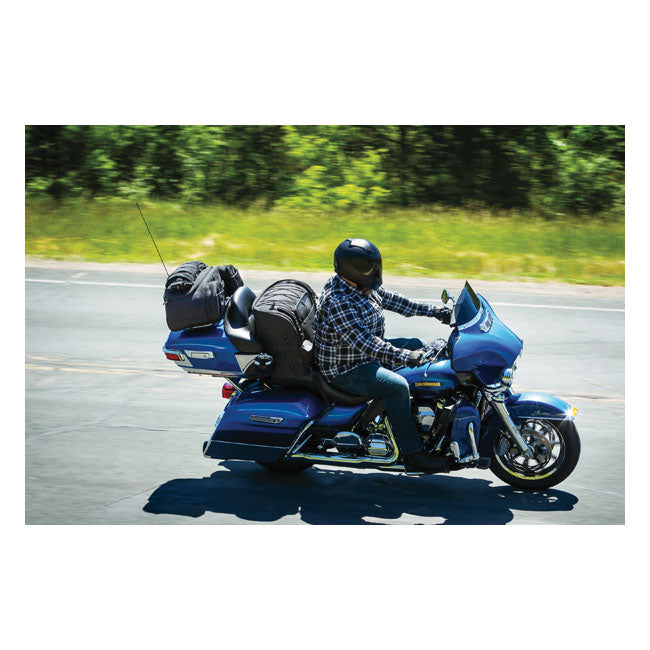 Kuryakyn Momentum Wanderer Touring Seat Bag, Black – Honda Gold Wing GL1500 and GL1800 Models…