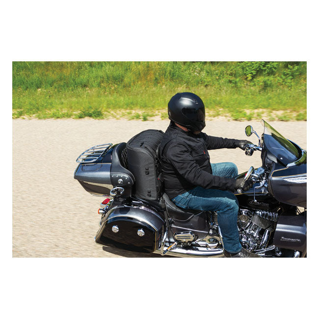 Kuryakyn Momentum Wanderer Touring Seat Bag, Black – Honda Gold Wing GL1500 and GL1800 Models…
