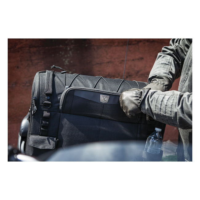 Kuryakyn Momentum Wanderer Touring Seat Bag, Black – Honda Gold Wing GL1500 and GL1800 Models…