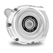 Performance Machine ''Vintage'' Air Cleaner Kit. Chrome – CV Carburetor: 1993–2006 Big Twin…