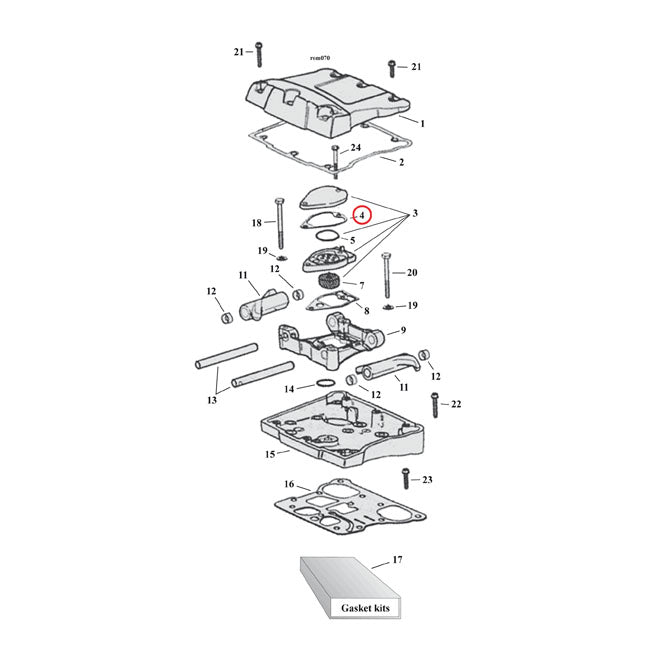 Cometic Gaskets Breather Cover – 1999–2010 Twin Cam