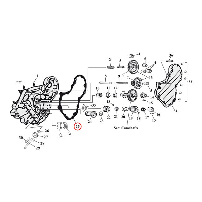 Cometic Gasket Cam Cover. .060" AFM – 1941–1969 Big Twin
