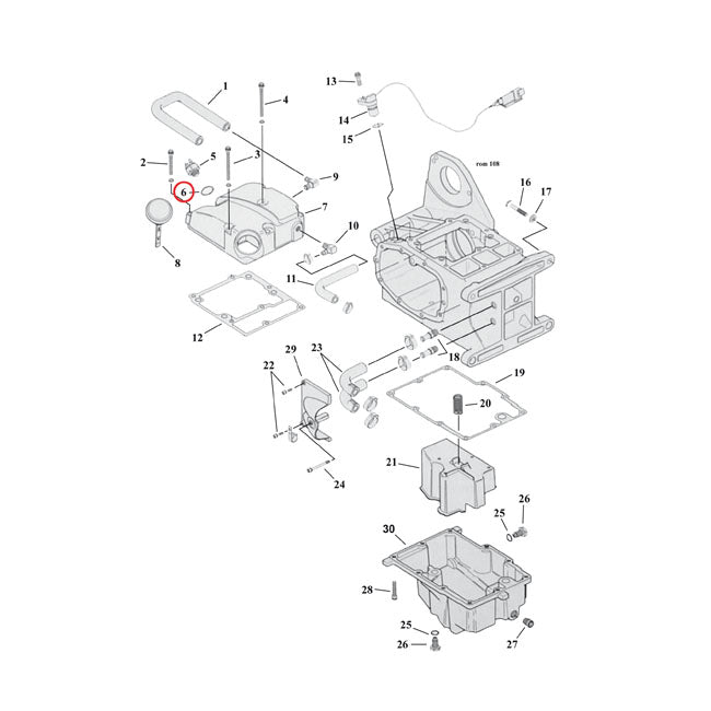 Cometic O-ring Neutral Switch / Oil Pump / Crankcase – Neutral Switch: 1998–2006 Big Twin…