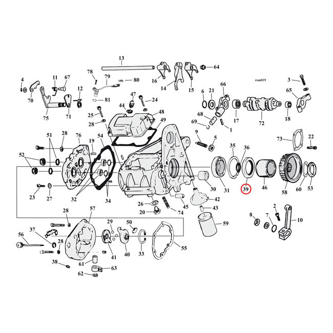 Cometic Oil Seal Transmission Mainshaft. Single Lip – 80-E84 FLT/Touring; FXR