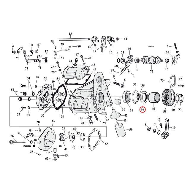 Cometic Oil Seal Transmission Mainshaft – L84-E94 5-Speed Big Twin; 1991–1994 XL…