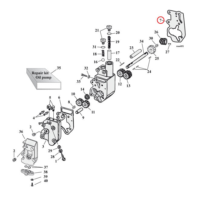Cometic Oil Pump Body to Case Gaskets. Fiber – 68-E80 Big Twin