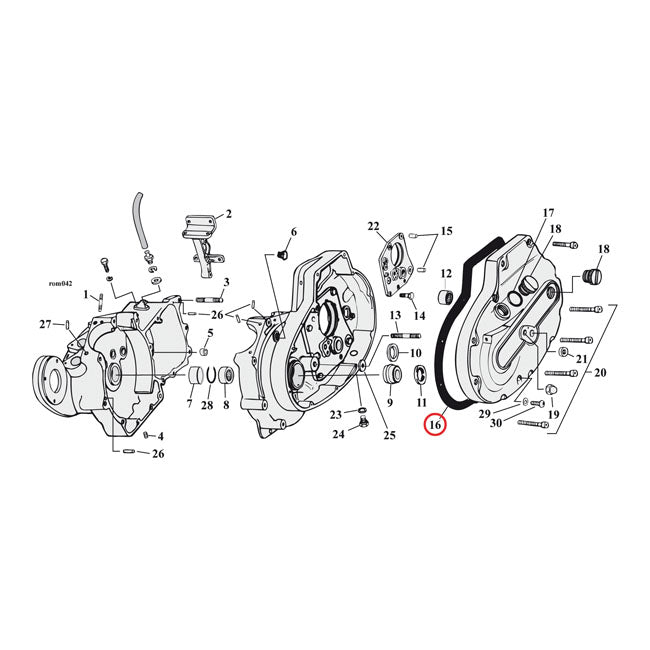 Cometic Gasket Primary Cover. .060" AFM – 1977–1990 XL Sportster