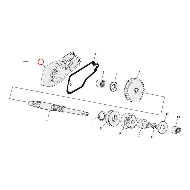 Cometic Gasket Starter Cover Plate. .031" Fiber – 1974–1978 XLH (Hitachi); 1979–1980 XL…