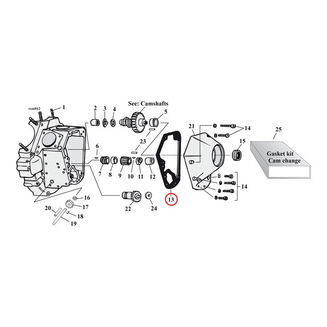 Cometic Cam Cover Gaskets. .060" AFM – 1993–1999 Evo Big Twin