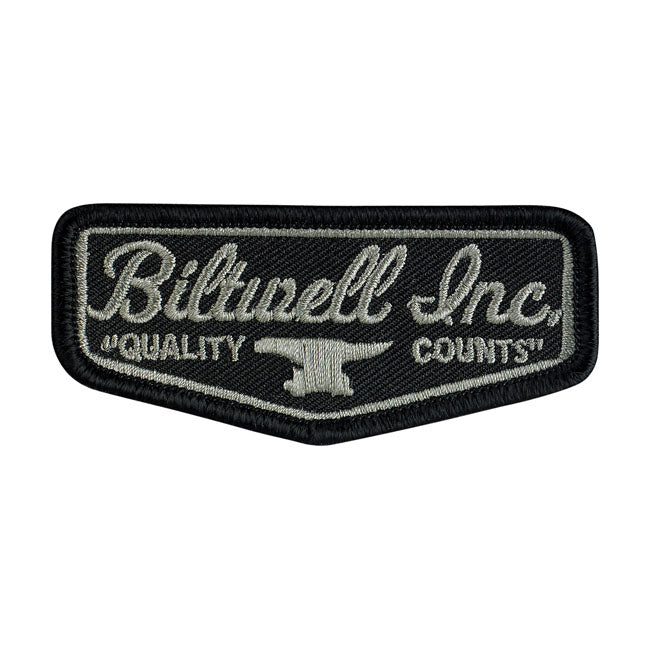 Biltwell Logo Patch 3" Black/Grey – Jackets and Shirts