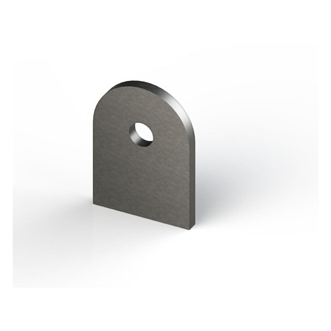 Laser Cut Steel Mounting Tab S235 JR3, 3mm Thick, B= 27.3mm, L=38mm (Sold Each)