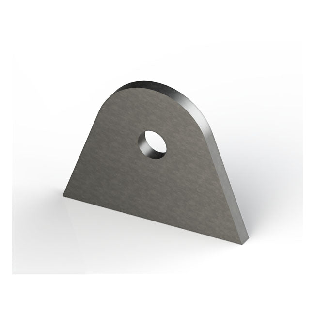 Laser Cut Steel Mounting Tab S235 JR3 Steel, 3mm Thick, B= 40mm, L= 30mm