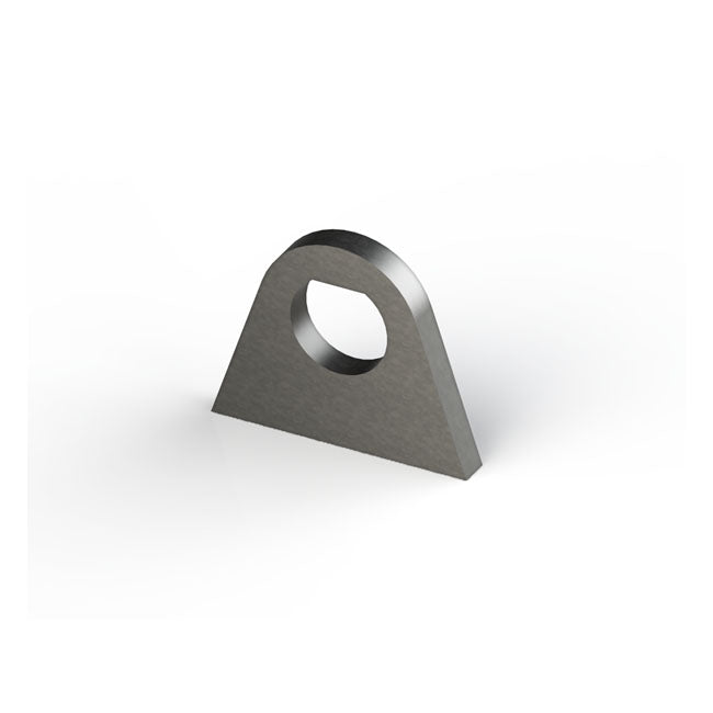 Laser Cut Steel Mounting Tab S235 JR3 Steel, 6mm Thick, B= 50mm, L= 40mm For Ignition (Sold Each)