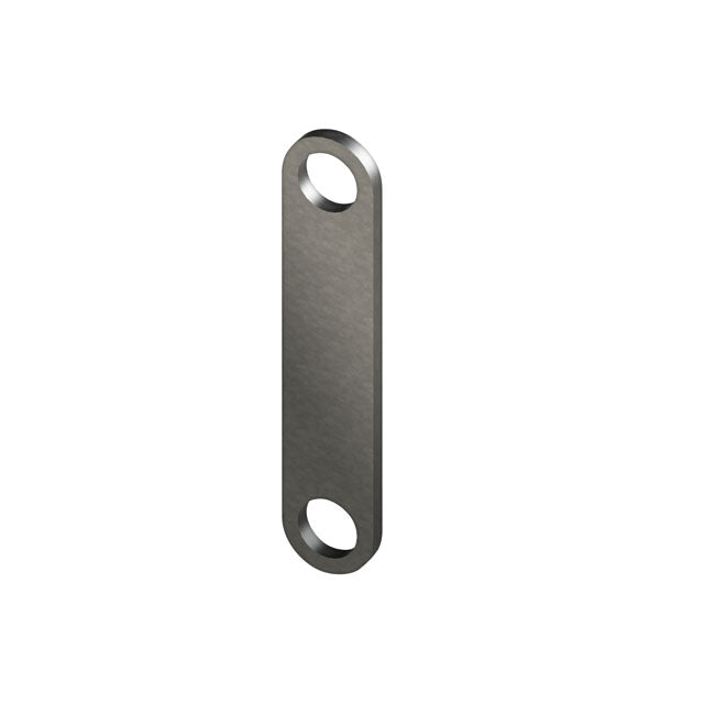 Laser Cut Steel Mounting Tab S235 JR3 Steel, 6mm Thick, B= 32mm, L= 155mm For Dual Grommet