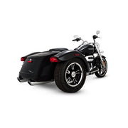 Vance & Hines 4" Twin Slash Round Slip-on Mufflers. Chrome – 2017–2025 FLRT Freewheeler Trike…