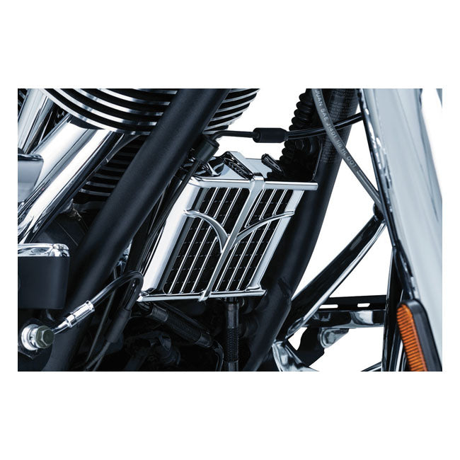 Kuryakyn Oil Cooler Cover Chrome – 2014–2020 Indian Models